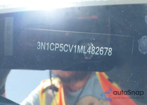 2021 Nissan Kicks Sv Xtronic Cvt из США, поврежденный, VIN 3N1CP5CV1ML482678